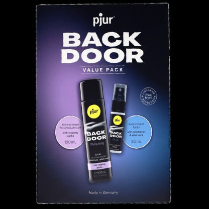 PJUR BACK DOOR SET OF ANAL LUBRICANT AND SPRAY