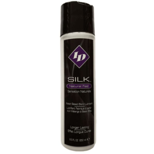 ID SILK FEEL NATURAL WATER AND SILICONE BASED LUBRICANT 250 ML