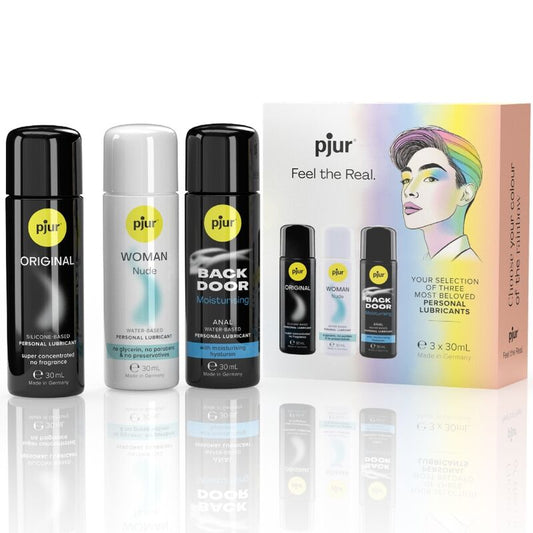 PJUR PRIDE SET PREMIUM LUBRICANTS 3 X 30 ML