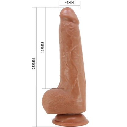 PRETTY LOVE DRACO REALISTIC DILDO 23 CM MODEL 2 FLESH