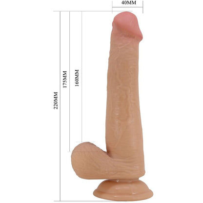 PRETTY LOVE TALLEN REALISTIC DILDO 22 CM FLESH