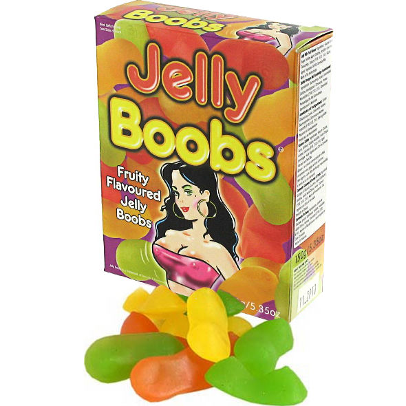 SPENCER FLEETWOOD CHEWABLE CANDY IN THE SHAPE OF BREASTS