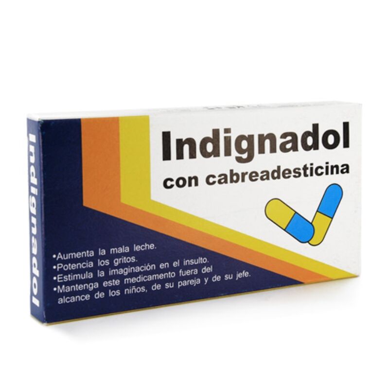 DIABLO GOLOSO INDIGNADOL MEDICATION BOX