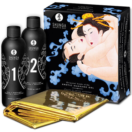 SHUNGA ORIENTAL BODY TO BODY EROTIC MASSAGE GEL WITH EXOTIC FRUITS