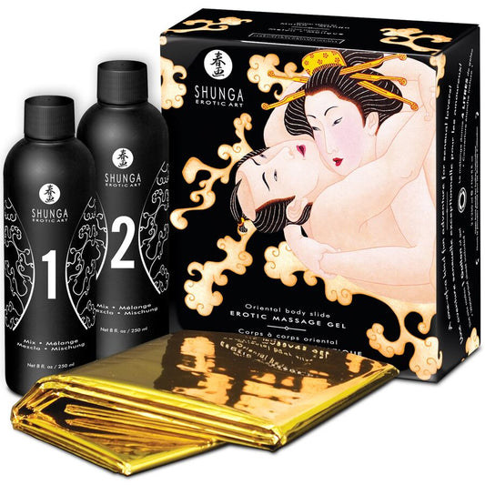 SHUNGA ORIENTAL MELON MANGO EROTIC BODY TO BODY MASSAGE GEL