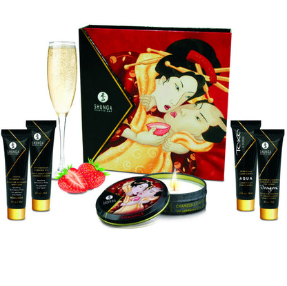 SHUNGA SECRET GEISHA STRAWBERRIES AND CAVA KIT