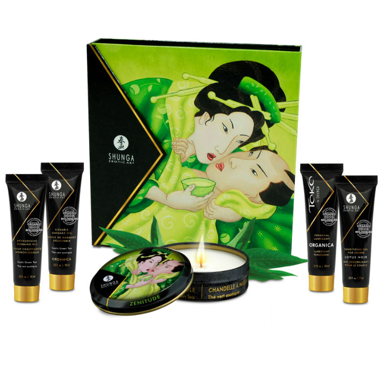 SHUNGA SECRET GEISHA ORGANIC GREEN TEA KIT