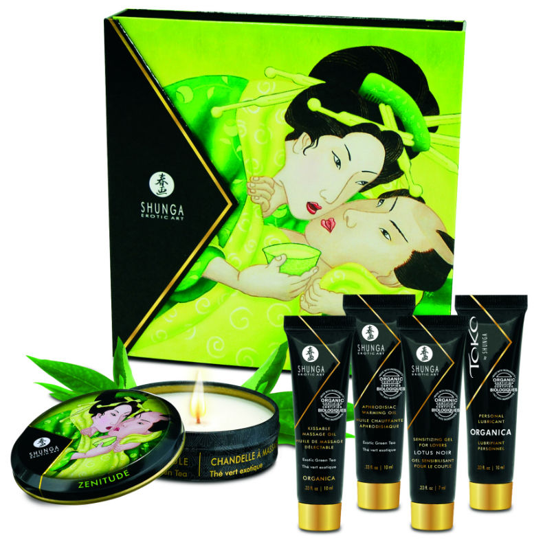 SHUNGA SECRET GEISHA ORGANIC GREEN TEA KIT