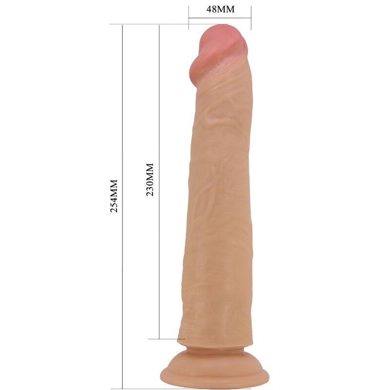 PRETTY LOVE SHARIFE REALISTIC DILDO 25 CM FLESH