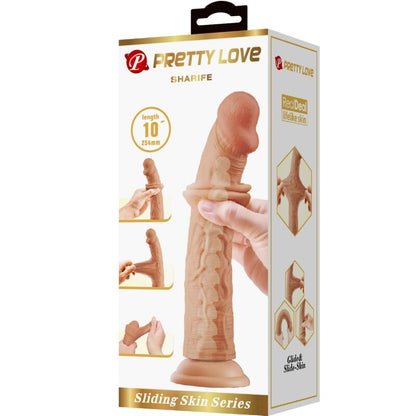 PRETTY LOVE SHARIFE REALISTIC DILDO 25 CM FLESH