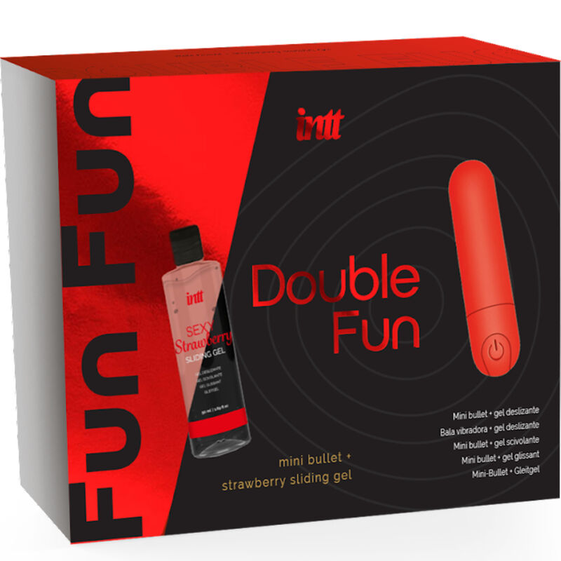 INTT RELEASES DOUBLE FUN KIT WITH VIBRATING BULLET AND STRAWBERRY MASSAGE GEL