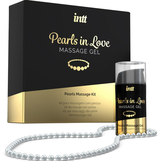 INTT MASSAGE ORAL SEX PEARLS IN LOVE WITH PEARL NECKLACE AND SILICONE GEL