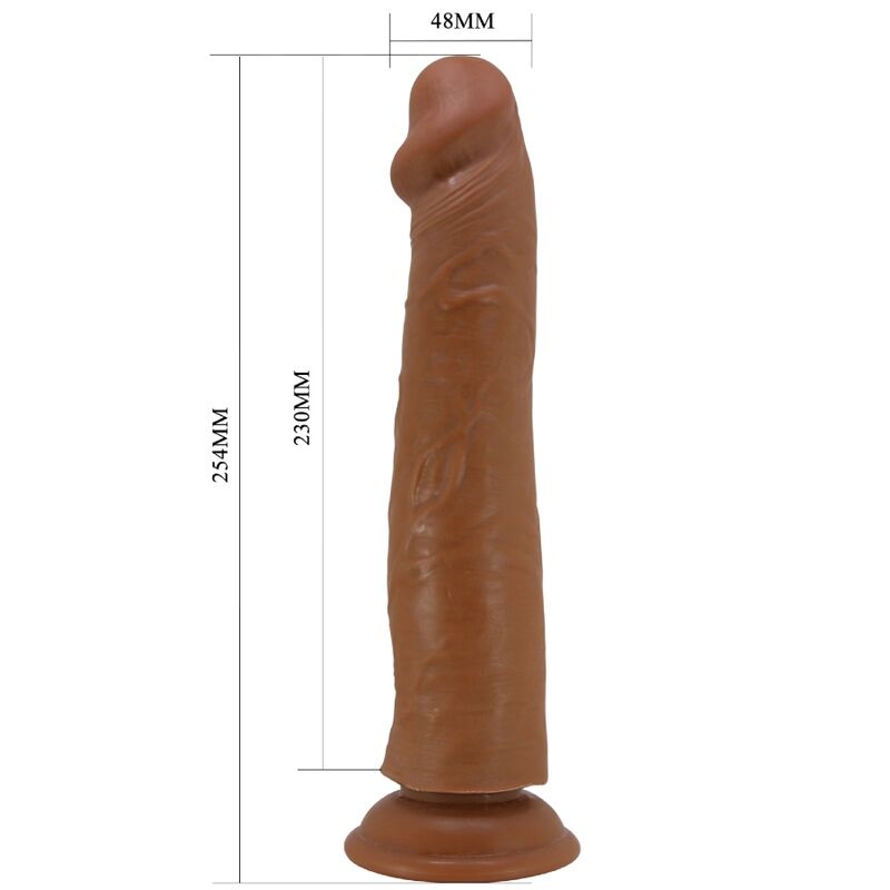 PRETTY LOVE SHARIFE REALISTIC DILDO 25 CM BROWN