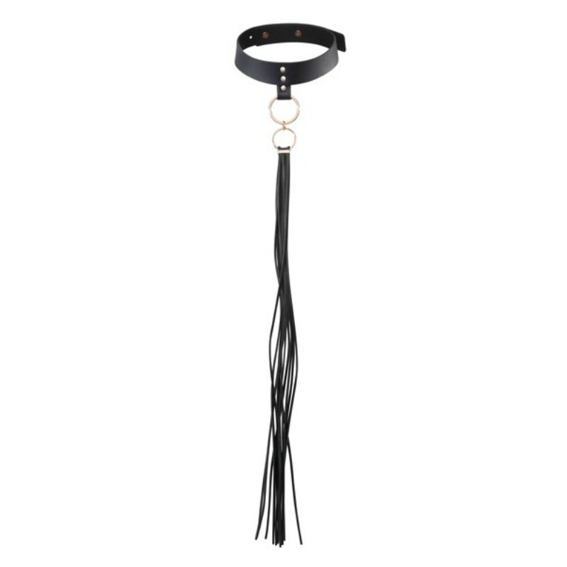 BIJOUX INDISCRETS MAZE TASSEL CHOKER BLACK