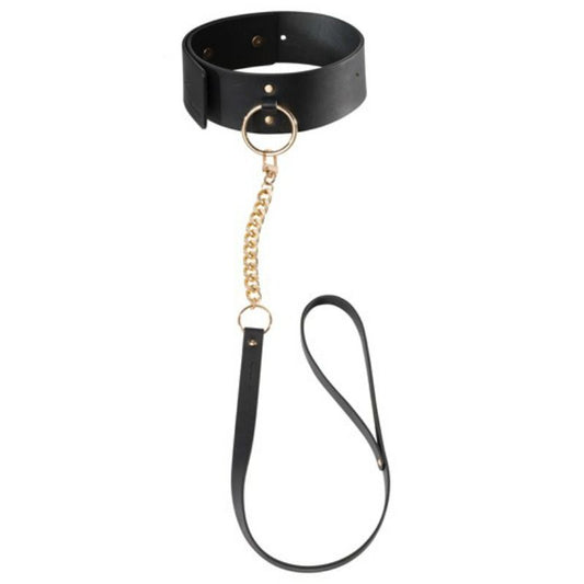 BIJOUX INDISCRETS MAZE BLACK NECKLACE WITH STRAP