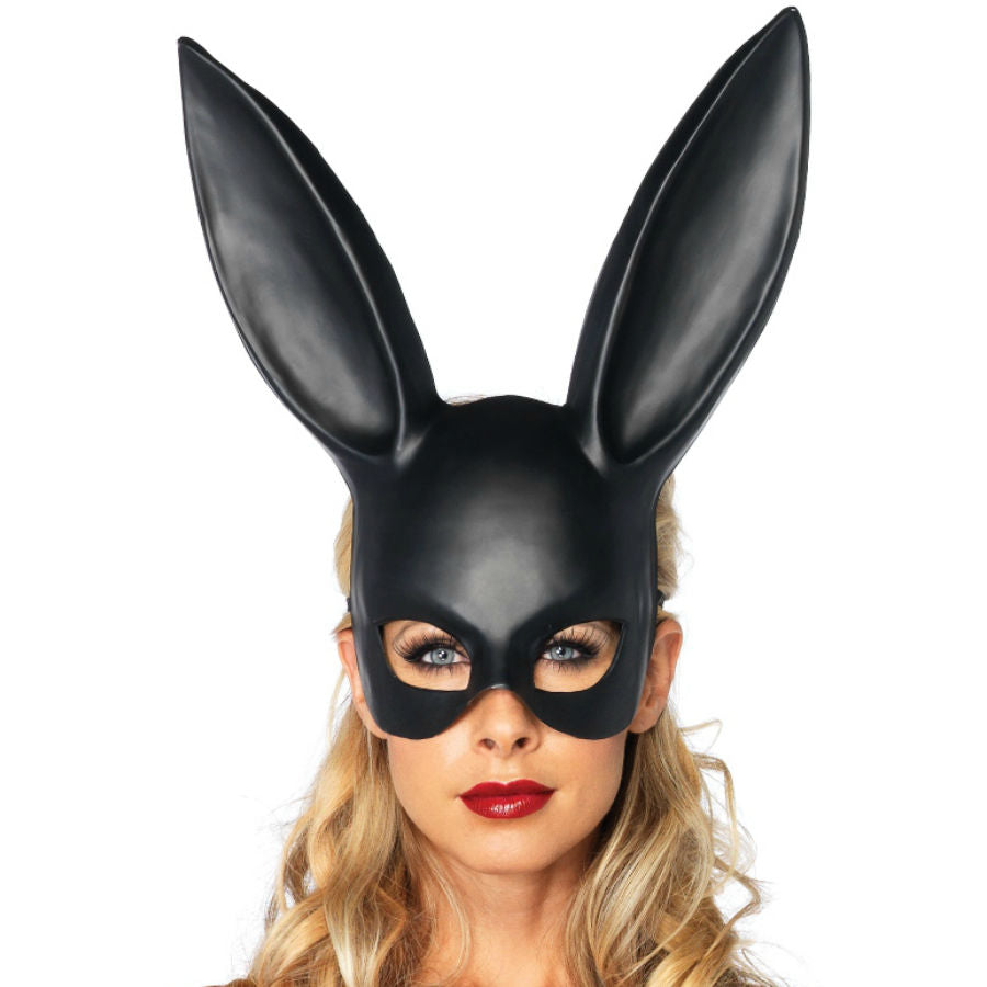 LEG AVENUE MASQUERADE RABBIT MASK BLACK