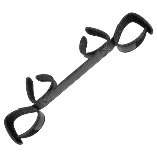 FETISH SUBMISSIVE BONDAGE SPREADER BAR WITH NOPRENE LINING