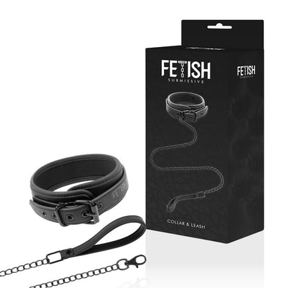 FETISH SUBMISSIVE NOPRENE LINING CHAIN NECKLACE