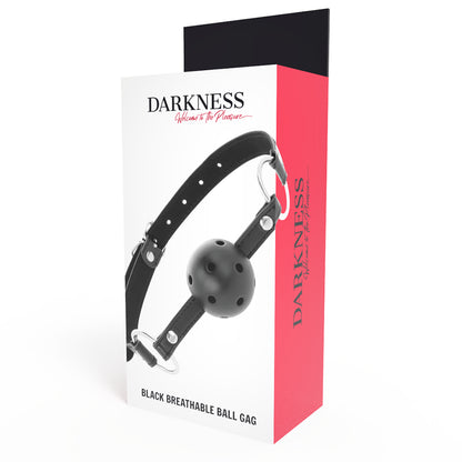 DARKNESS BLACK BREATHABLE GAG