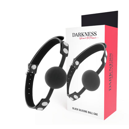 DARKNESS BLACK SILICONE GAG