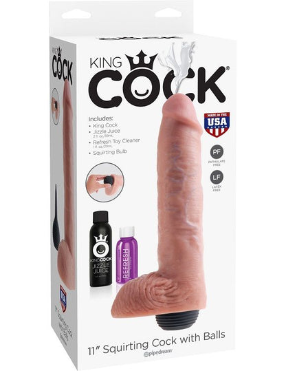 KING COCK REALISTIC NATURAL EJACULATOR PENIS 2794 CM