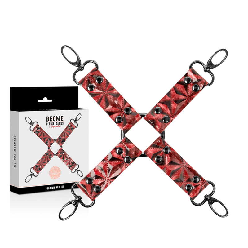 BEGME RED EDITION PREMIUM VEGAN LEATHER HOG TIE