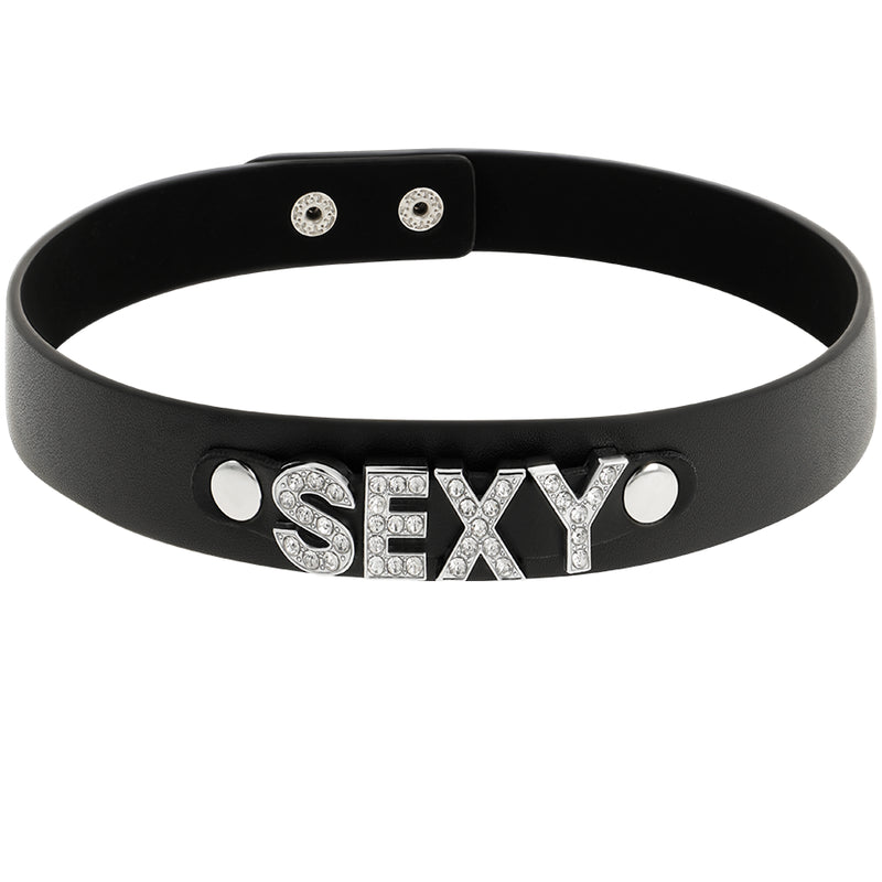 COQUETTE CHIC DESIRE SEXY VEGAN LEATHER CHOKER