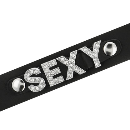 COQUETTE CHIC DESIRE SEXY VEGAN LEATHER CHOKER