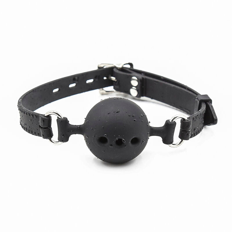 OHMAMA FETISH BREATHABLE SILICONE BALL GAG SIZE L