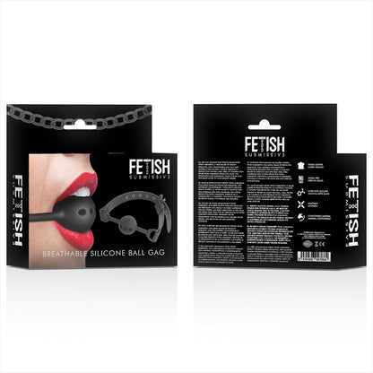 FETISH SUBMISSIVE BONDAGE BREATHABLE SILICONE BALL GAG