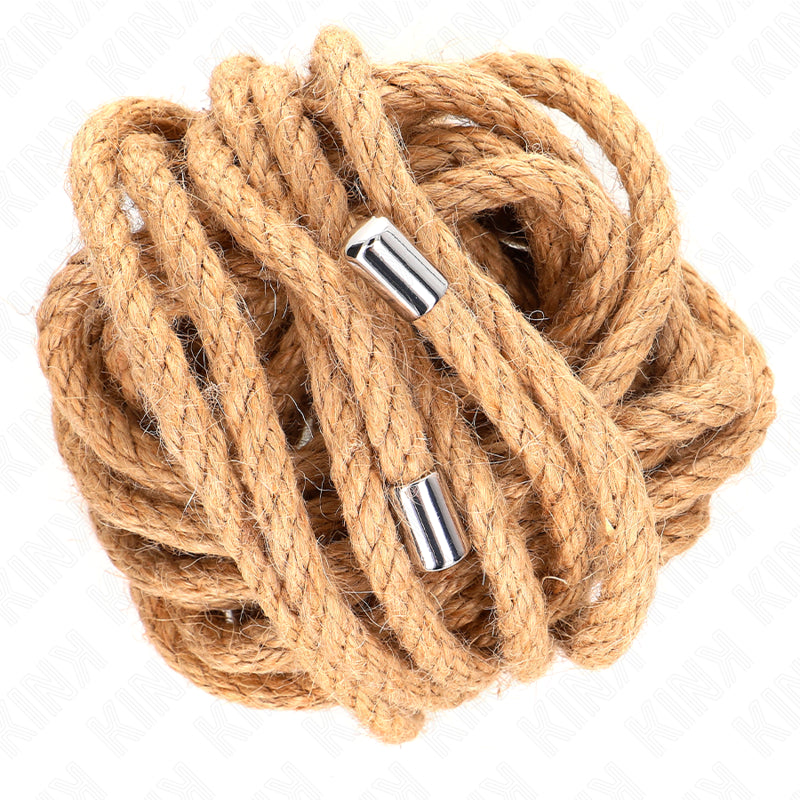 KINK HEMP ROPE WITH METAL HEAD 5 METER