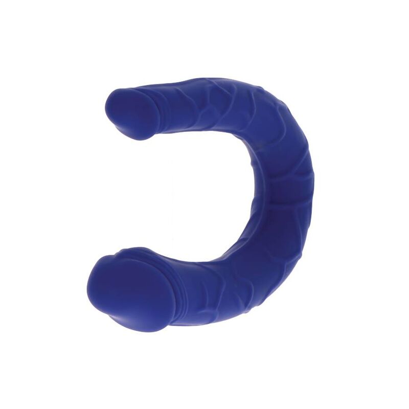 GET REAL REALISTIC MINI DOUBLE DONG BLUE