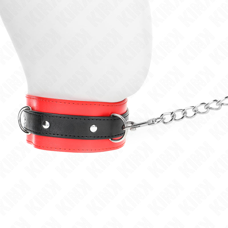 KINK COLLAR WITH BELT 65 CM WITH STRAP RED 54 X 45 CM