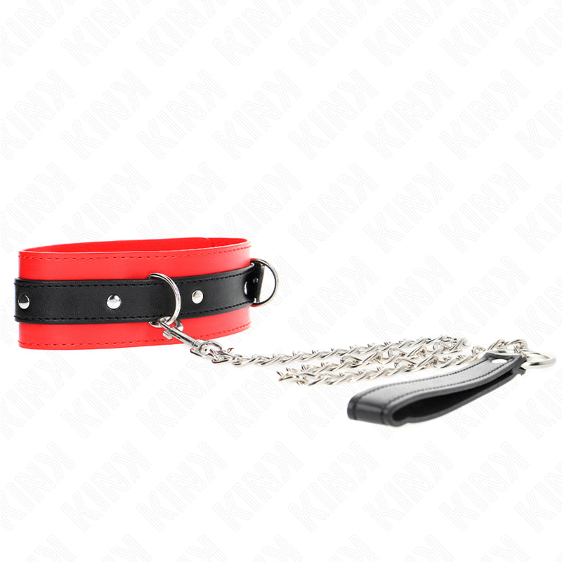 KINK COLLAR WITH BELT 65 CM WITH STRAP RED 54 X 45 CM