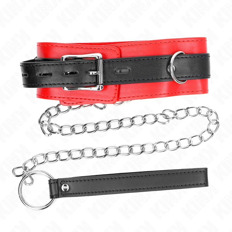 KINK COLLAR WITH BELT 65 CM WITH STRAP RED 54 X 45 CM