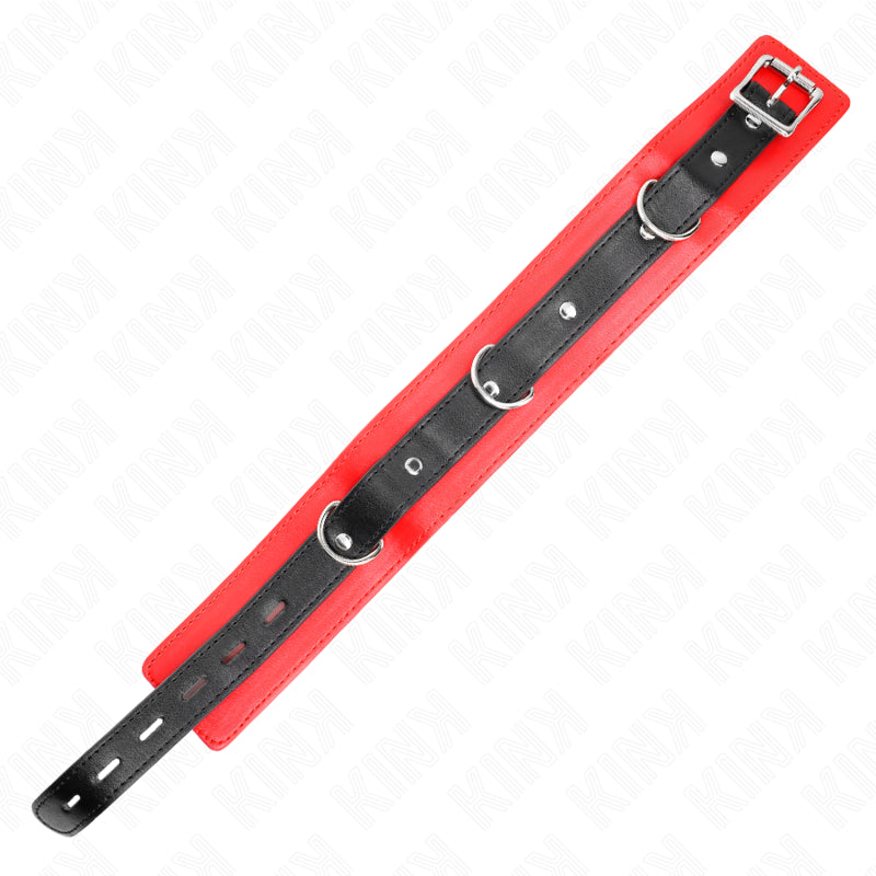 KINK COLLAR WITH BELT 65 CM WITH STRAP RED 54 X 45 CM