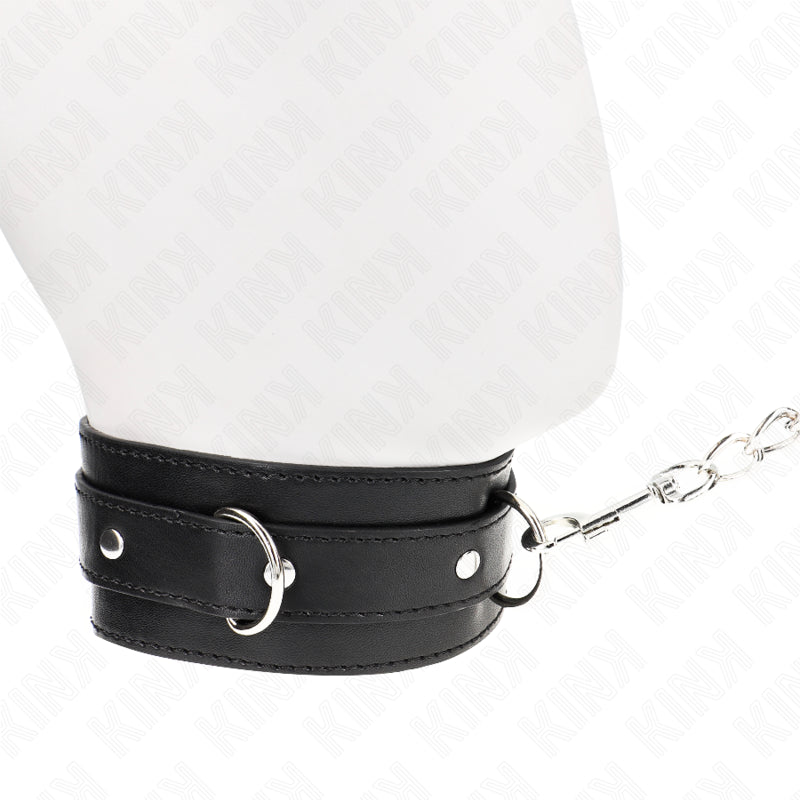 KINK COLLAR WITH BELT 65 CM WITH STRAP BLACK 54 X 45 CM