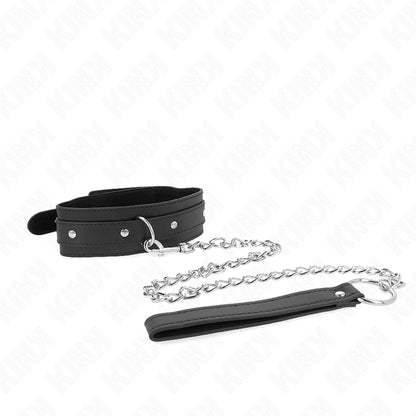 KINK NECKLACE WITH LEASH 65 CM 1 RING ADJUSTABLE 38 49 CM X 5 CM