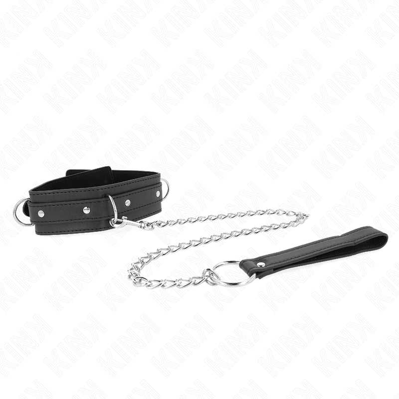 KINK NECKLACE WITH LEASH 65 CM 3 RING MODEL 1 ADJUSTABLE 38 49 CM X 5 CM