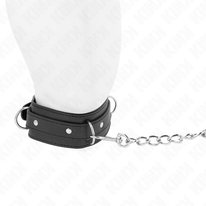 KINK NECKLACE WITH LEASH 65 CM 3 RING MODEL 1 ADJUSTABLE 38 49 CM X 5 CM