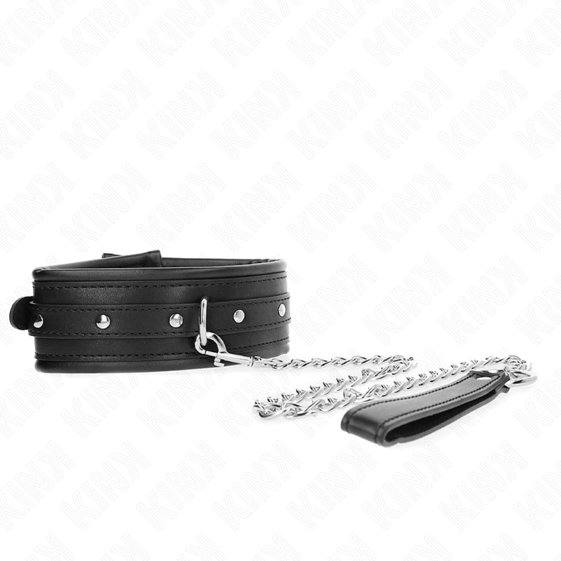 KINK NECKLACE WITH SHINY BUCKLE STRAP 65 CM 485 CM X 53 CM