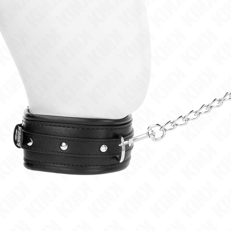 KINK NECKLACE WITH SHINY BUCKLE STRAP 65 CM 485 CM X 53 CM