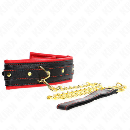 KINK NECKLACE WITH SPONGE IMITATION LEATHER STRAP MODEL 2 ADJUSTABLE 37 54 CM X 3 CM