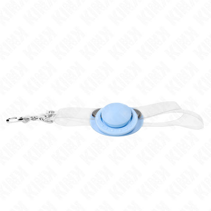 KINK LIGHT BLUE PACIFIER SHAPED GAG 55 x 4 CM ADJUSTABLE 43 60 CM