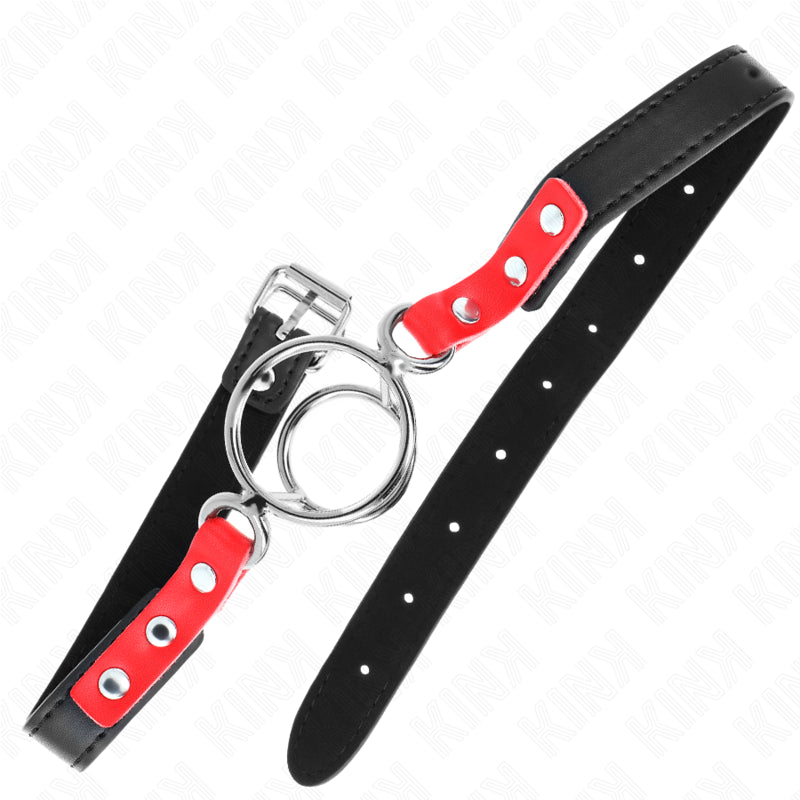 KINK GAG WITH MULTIPLE O RINGS 4 48 CM RED 38 X 56 CM