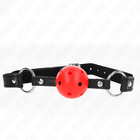 KINK HOLLOW HARD RED BALL 45 CM GAG MODEL 1 635 X 2 CM