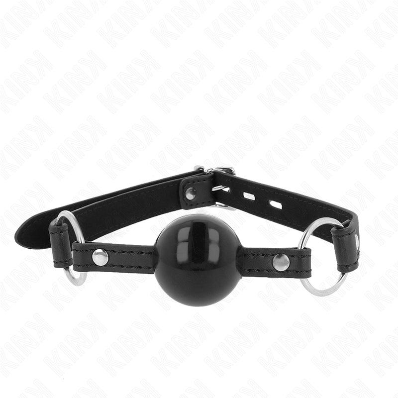 KINK TPE BALL 4 CM GAG WITH BLACK LOCK 60 x 2 CM