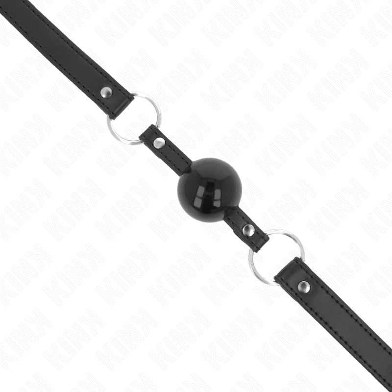 KINK TPE BALL 4 CM GAG WITH BLACK LOCK 60 x 2 CM