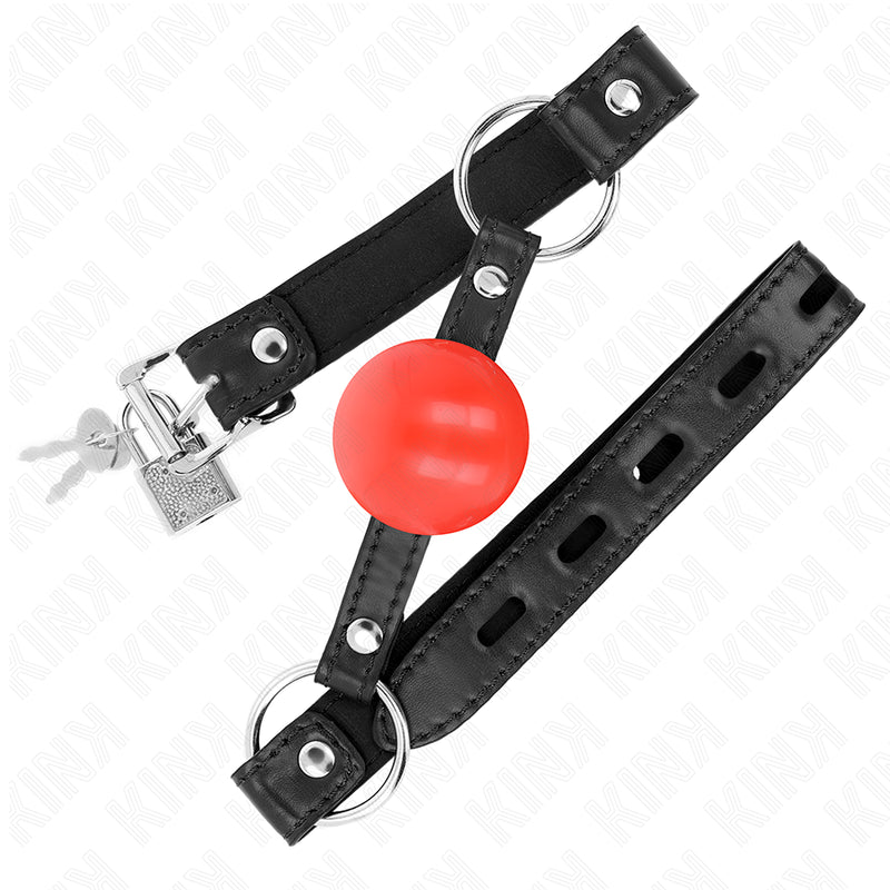 KINK RED TPE BALL 4 CM GAG 60 x 2 CM