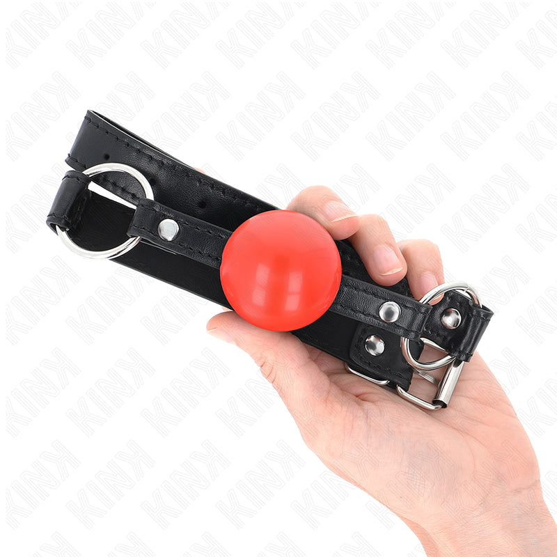 KINK RED TPE BALL 4 CM GAG 60 x 2 CM